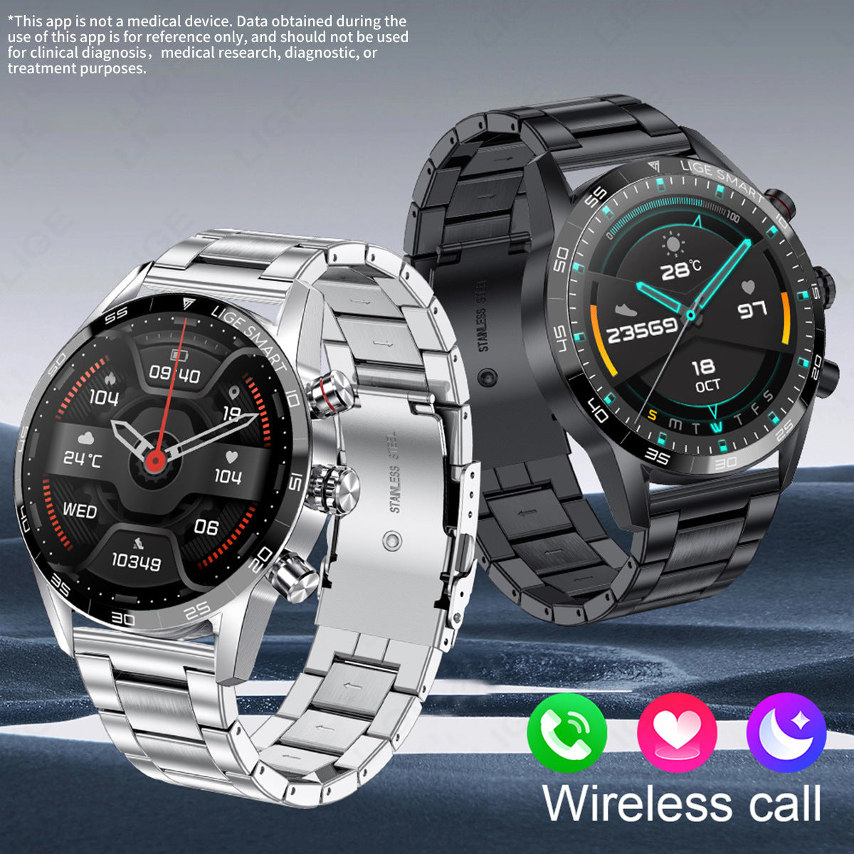 Bluetooth Multifunctional Men Business Watch