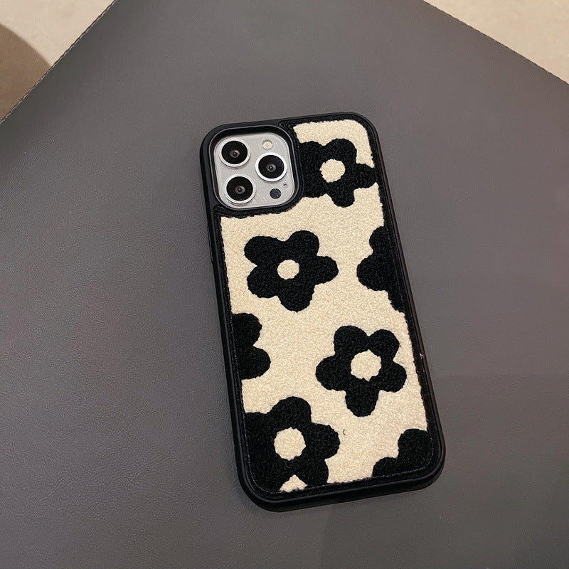 Plush Flowers Autumn And Winter Mobile Phone Cases