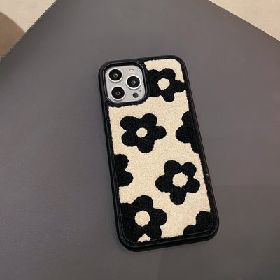 Plush Flowers Autumn And Winter Mobile Phone Cases