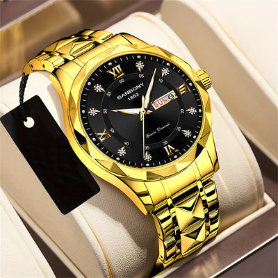 Men's Rope Luminous Waterproof Watch
