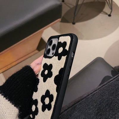 Plush Flowers Autumn And Winter Mobile Phone Cases