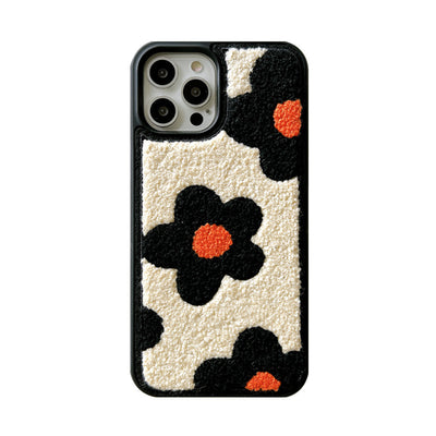 Plush Flowers Autumn And Winter Mobile Phone Cases